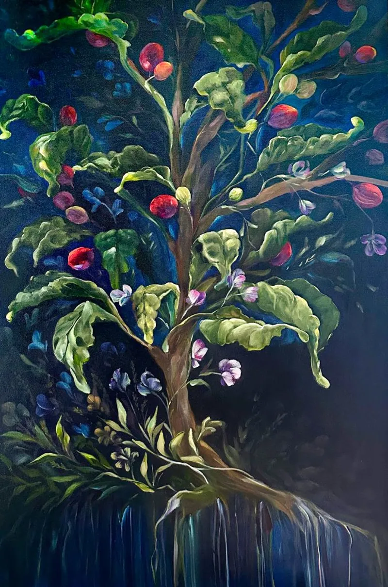 Drippy Fig - 24" x 36"
