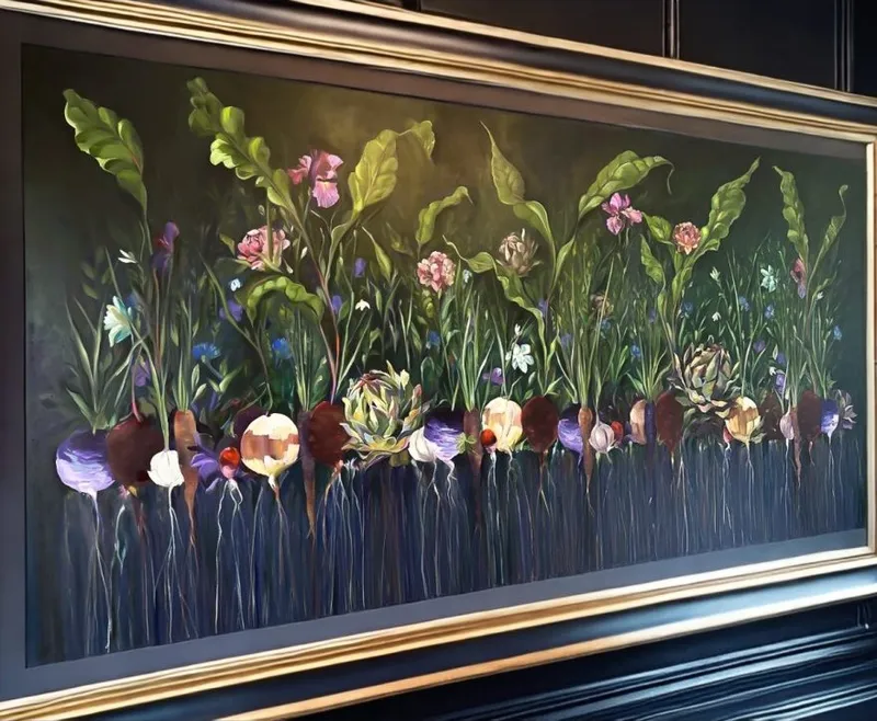 Iris Gem - 36" x 72"