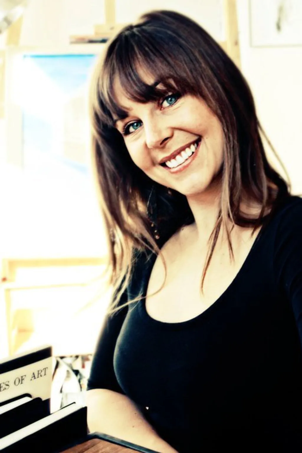 Anna Hileman in her Colorado studio
